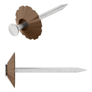 Гвозди декоративные 1.8х32 мм коричневая шляпка (100 шт в зип-локе) STARFIX