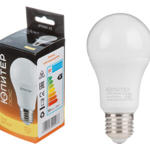 Лампа светодиодная A60 СТАНДАРТ 15 Вт 170-240В E27 3000К ЮПИТЕР ЛЮКС