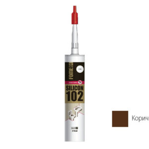 Герметик силиконовый санитарный FOME FLEX "SANITARY SILICON 102" (корич.) 310мл