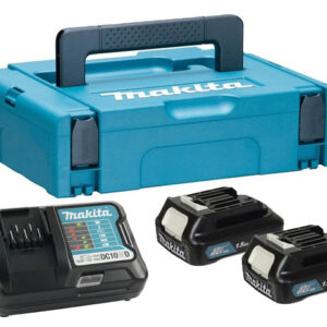 Комплект аккумулятор 12.0 В BL1016 2 шт. + зарядное устройство DC10WD в кейсе