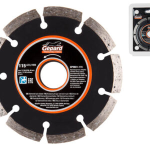Алмазный круг 115х22 мм универс. сегмент. GEPARD