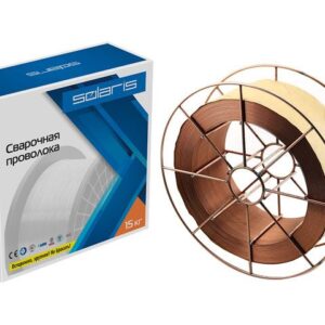Проволока сварочная омедненная ER 70S-6 ф1,0мм (катушка BS300 15 кг) SOLARIS