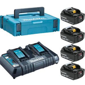 Комплект аккумулятор LXT 18.0 В BL1850B 4 шт. + зарядное устройство DC18RD в кейсе