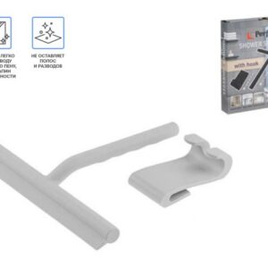 Стеклоочиститель (водосгон) с держателем, серый, PERFECTO LINEA