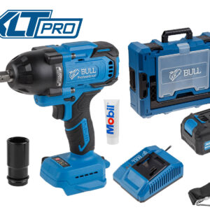 Аккум. ударный гайковерт BULL SC 1807 Xcase, XLTpro, БЕСЩЕТ., 18 В, 750 Н*м, 1/2", 1х4 А*ч, з/у 4 А