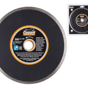 Алмазный круг 200х25.4 мм по керамике сплошн. GEPARD