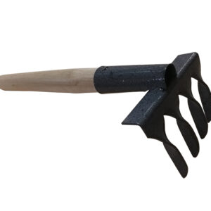 Грабли малые витые 4 зуб. с дер.черенком 370мм