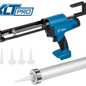 Аккум. пистолет для герметика BULL CG 1860 SOLO, 300/600 мл, 2500 Н, 8,3 мм/с, рег. скор.