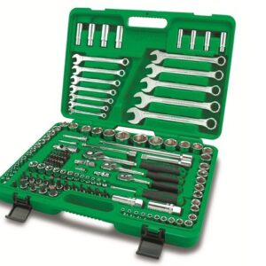 Набор головок и ключей 130предм. 1/4",3/8",1/2" 6гр. TOPTUL