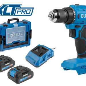 Аккум. дрель-шуруповерт BULL SR 1803 Xcase XLTpro БЕСЩЕТ., 2x2 А*ч, 18 В, 45 Н*м, БЗП 10 мм