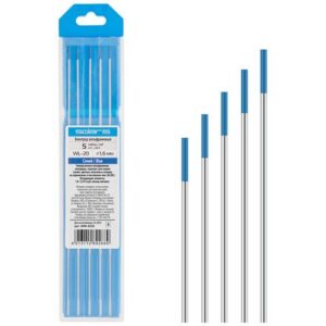 Электрод вольфрамовый синий WL-20, Ф 1,6 мм (набор 5 шт) SOLARIS