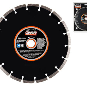 Алмазный круг 230х22 мм универс. сегмент. GEPARD