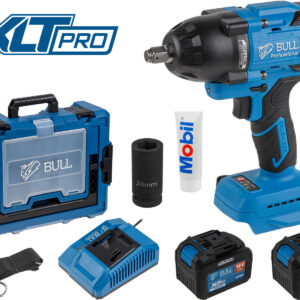 Аккум. ударный гайковерт BULL SC 1807 Xcase, XLTpro, БЕСЩЕТ., 18 В, 750 Н*м, 1/2", 2х6 А*ч, з/у 6 А