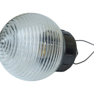 Светильник шар стекло/черный 60Вт, IP44 (НСП 01-60-001) Юпитер