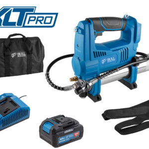 Аккум. шприц для смазки BULL CGG 6818 в кор. XLTpro SET 18 В, 690 атм., 255 г/мин, 1х4 А*ч, з/у 4 А