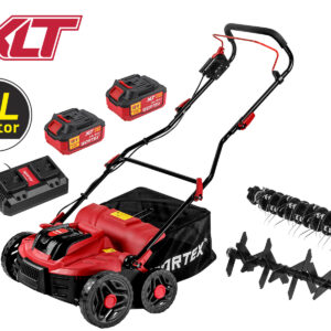Аккум. аэратор-скарификатор WORTEX CAE 3736 ALL1 XLT SET БЕСЩЁТ.ДВИГ., 18В+18В, шир. 37 см