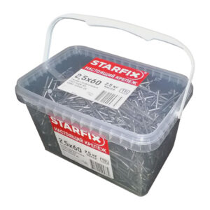 Гвозди строительные 4.0х120 мм ГОСТ 4028-63 (2.5 кг в пласт. ведре) STARFIX