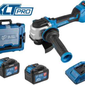 Аккум. углошлифмашина BULL CSG 1812-1 SR Xcase XLTpro 2x6 Ач БЕСЩЕТ, 125 мм, рег. об., 10 000 об/мин