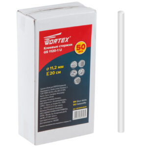 Клеевые стержни Wortex GS 1120-1 U  (PVC универсальный, 11,2*200мм, 50шт, коробка)