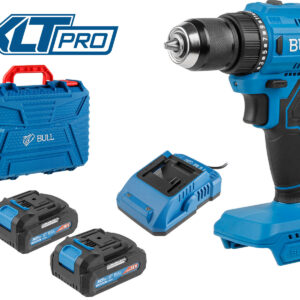 Аккум. дрель-шуруповерт BULL SR 1803 в чем. XLTpro БЕСЩЕТ., 2x2 А*ч, 18 В, 45 Н*м, БЗП 10 мм