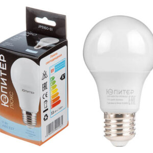 Лампа светодиодная A60 СТАНДАРТ 11 Вт 170-240В E27 5000К ЮПИТЕР ЛЮКС