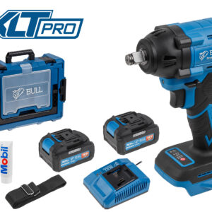 Аккум. ударный гайковерт BULL SC 1804 Xcase, XLTpro, БЕСЩЕТ., 18 В, 400 Н*м, 1/2", 2х4 А*ч, з/у 4 А