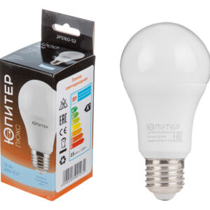 Лампа светодиодная A60 СТАНДАРТ 15 Вт 170-240В E27 5000К ЮПИТЕР ЛЮКС